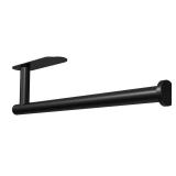DEKAVA Paper Towel Holder Under Cabinet Wall Mount for Kitchen Towel, Self-Adhesive Bar, Rack, SUS304 Stainless Steel 13 inch (BlackA, 1) - Retail: $10