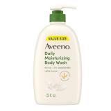 Aveeno Daily Moisturizing Body Wash for Women and Men for Dry & Sensitive Skin, Paraben, Soap & Dye-Free, Gentle Shower Cleanser, Dermatologist Recommended Brand, Lightly Scented, 33 Fl Oz - Retail: $