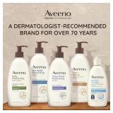 Aveeno Daily Moisturizing Body Wash for Women and Men for Dry & Sensitive Skin, Paraben, Soap & Dye-Free, Gentle Shower Cleanser, Dermatologist Recommended Brand, Lightly Scented, 33 Fl Oz - Retail: $