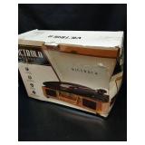 Victrola Journey Bluetooth Portable Suitcase Record Player with 3-speed Turntable & Built-in Speakers | Brown - Retail: $138