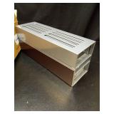 HuggieGems 4 Pack Magnetic Spice Storage Rack Organizer for Refrigerator and Oven, Gray Fridge Organizers and Storage - Retail: $26