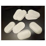 Cat Water Fountain Filters, 16 Pack Cat Fountain Filters, Cat Fountain Replacement Filters for 67oz/2L&108oz/3.2L Stainless Steel Cat Water Fountain, Pet Water Fountain Filters (8 Filters & 8 Sponges)