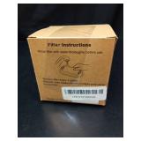 Cat Water Fountain Filters, 16 Pack Cat Fountain Filters, Cat Fountain Replacement Filters for 67oz/2L&108oz/3.2L Stainless Steel Cat Water Fountain, Pet Water Fountain Filters (8 Filters & 8 Sponges)