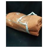 PANELSBURG Terracotta Boho Blackout Curtains 84 Inch Length 2 Panels Set,Western Rustic Rust Colored Pleated Curtains for Bedroom Black Out Ceiling Track Curtains - Retail: $47