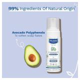 Mustela Cradle Cap Foam Shampoo for Newborn - Baby Shampoo with Naturally derived Avocado Polyphenols - Tear-Free & Fragrance-Free - 5.07 fl. oz. - Retail: $15