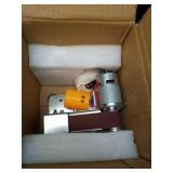 Multifunctional Electric Knife and Tool Sharpener, 7 Adjustable Speed Knife Making Belt Grinder Knife Sharpening System - For Hunting, Serrated & Kitchen Knives, Wood, Plastic, Crafts - Retail: $66