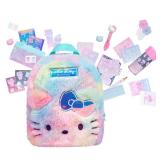 REAL LITTLES Hello Kitty 50th Anniversary Big Backpack, Backpacks with 20 Working Collectible Surprises Inside 7.09w x 3.15d x 9.25h Inches - Retail: $28