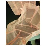 Pink Mesh Bags with Braided Handles - Retail: $17