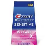 Crest 3D Whitestrips Sensitive At-Home Teeth Whitening Kit  11 Treatments - 22 strips - Retail: $58