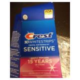 Crest 3D Whitestrips Sensitive At-Home Teeth Whitening Kit  11 Treatments - 22 strips - Retail: $58