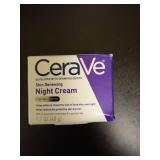 CeraVe Skin Renewing Night Cream, Niacinamide, Peptide Complex, and Hyaluronic Acid Moisturizer for Face, 1.7 Ounce, Packaging may Vary - Retail: $15