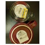 Love Coffee Glass Mug Set - Retail: $15