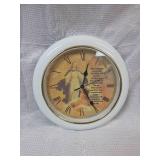 Guardian Angel Prayer Wall Clock