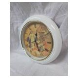 Guardian Angel Prayer Wall Clock
