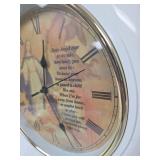 Guardian Angel Prayer Wall Clock