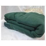 Fairfield Premium Green Acrylic Blanket TWIN