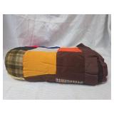 Handmade Patchwork Quilt APROX 5 FOOT X 6 FOOT