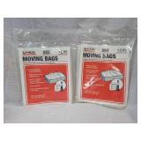 U-Haul Clear Plastic Moving Bags - Two 5 Packs