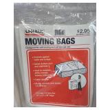 U-Haul Clear Plastic Moving Bags - Two 5 Packs