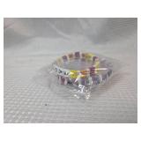 4 Multicolored Tile Bracelets