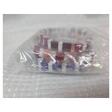 4 Multicolored Tile Bracelets