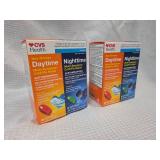 2 CVS Day/Night Cold & Flu Relief Softgels Combo Pack