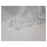 Clear Glass Punch Cup Set of 6