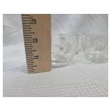 Clear Glass Punch Cup Set of 6