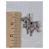 Carousel Horse Brooch Pin
