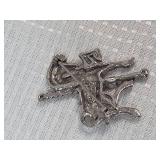 Carousel Horse Brooch Pin