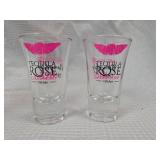 Tequila Rose Strawberry Cream Shot Glasses Set