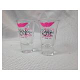 Tequila Rose Strawberry Cream Shot Glasses Set