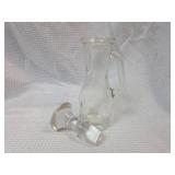 Clear Glass Decanter with Stopper