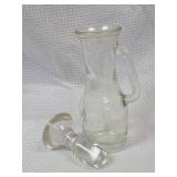 Clear Glass Decanter with Stopper