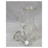 Clear Glass Decanter with Stopper