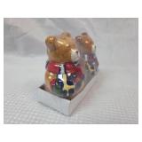 Miniature Ceramic Bear Salt and Pepper Shakers