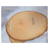 Wolf Portrait Wood Slice Art