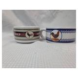 Houston Harvest Rooster Soup Bowls Set