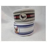 Houston Harvest Rooster Soup Bowls Set