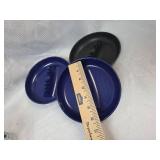 Ashtray Set - Blue and Black