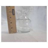 Clear Glass Apothecary Style Jar with Lid