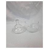 Clear Glass Apothecary Style Jar with Lid