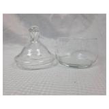 Clear Glass Apothecary Style Jar with Lid