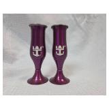 Royal Caribbean Cruise Line Purple Loving Cup Set