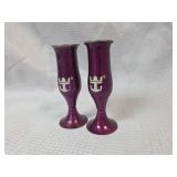 Royal Caribbean Cruise Line Purple Loving Cup Set