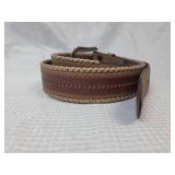 ALCO Western Style  Belt with Silver colored Buckle