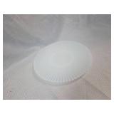 Beautiful White plate with scalloped edging