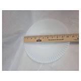 Beautiful White plate with scalloped edging