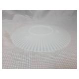 Beautiful White plate with scalloped edging