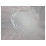 Beautiful White plate with scalloped edging